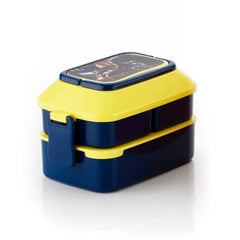 5621 Double Layer Lunch Box Stylish Lid Lunch Box With Fork & Spoon Lunch Box For Children School Lunch Box