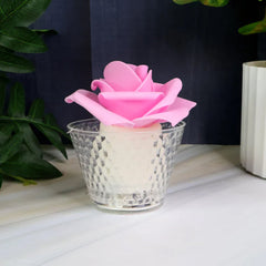 Flower Shaped Flameless Candles