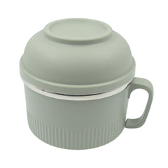 Vacuum Food Flask, Insulation Large Capacity Double Layer Structure Non Slip Labor Saving and Safe Stainless Steel Inner Tank Lunch Box/ Noodle Bowl for Camping Picnic for School Office Outdoor (1 Pc)