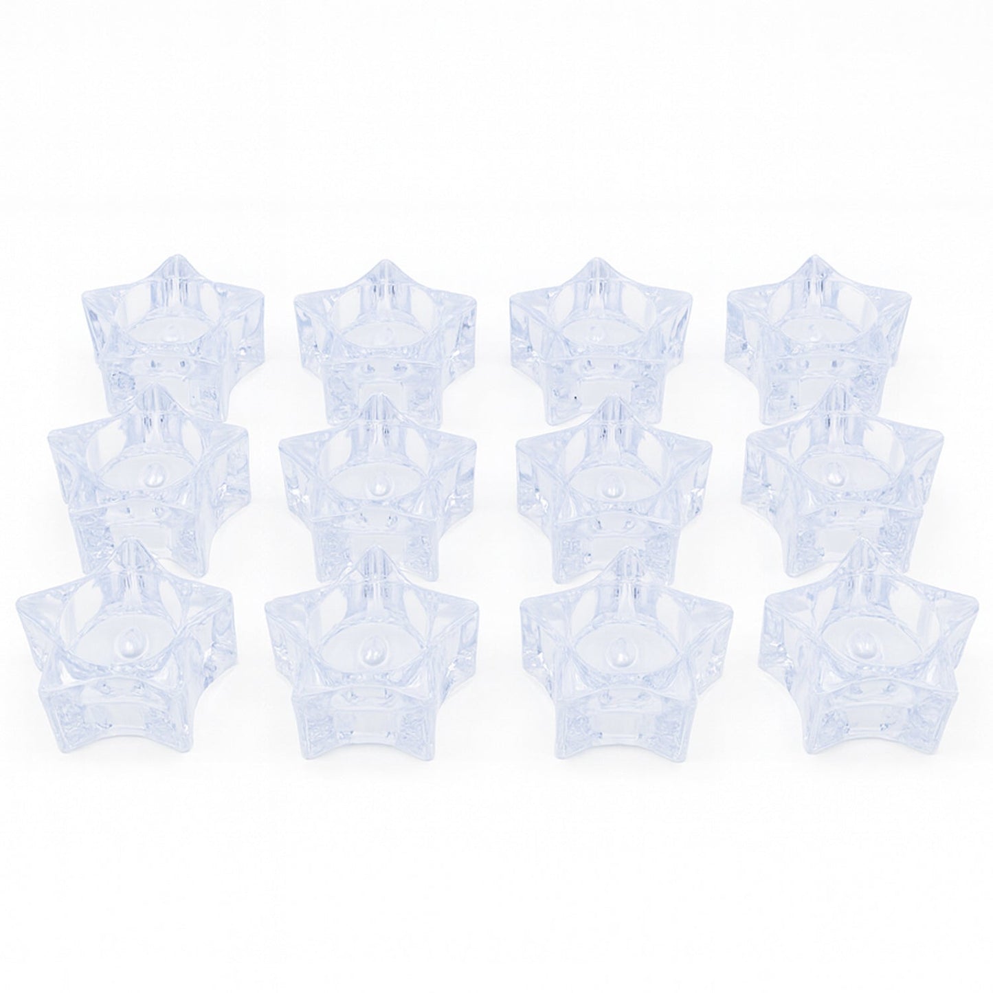 12 LED Crystal Smokeless Candles