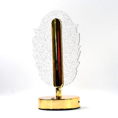 Feather Shape Crystal Lamp