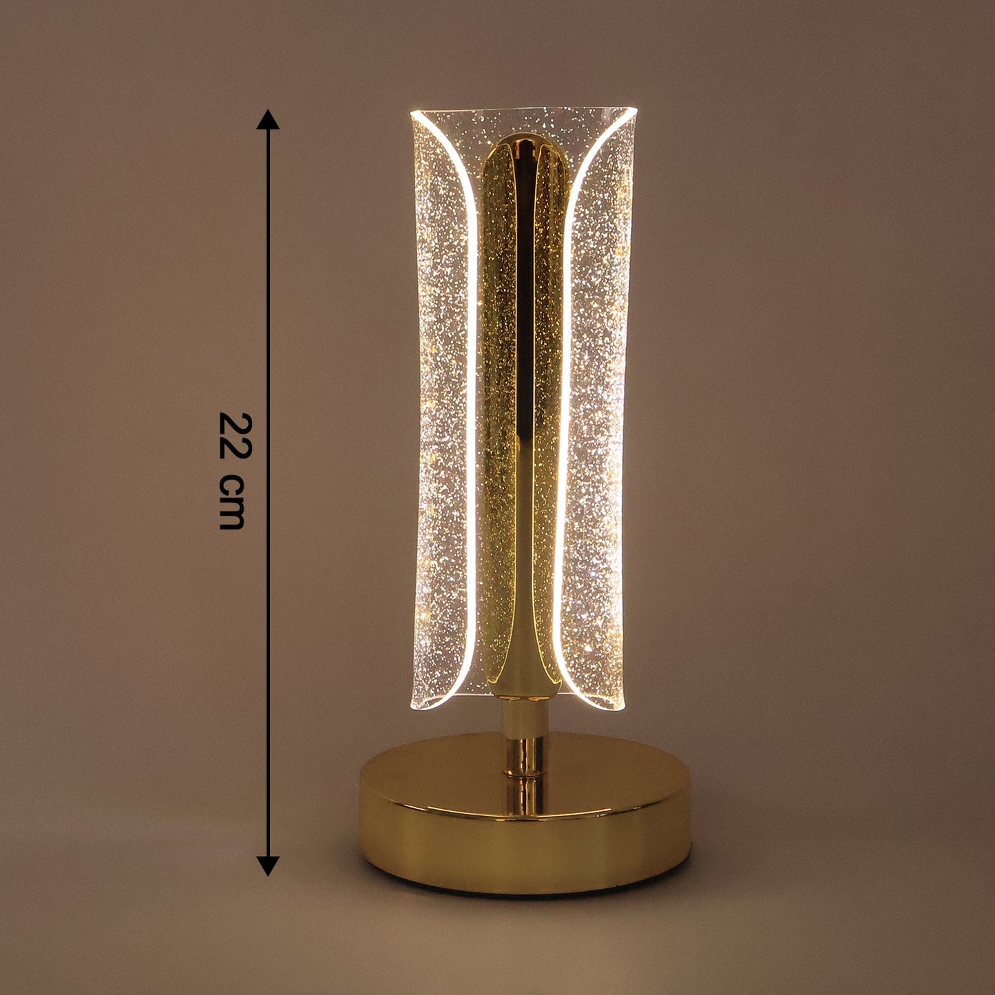 Golden LED Decor Lamp