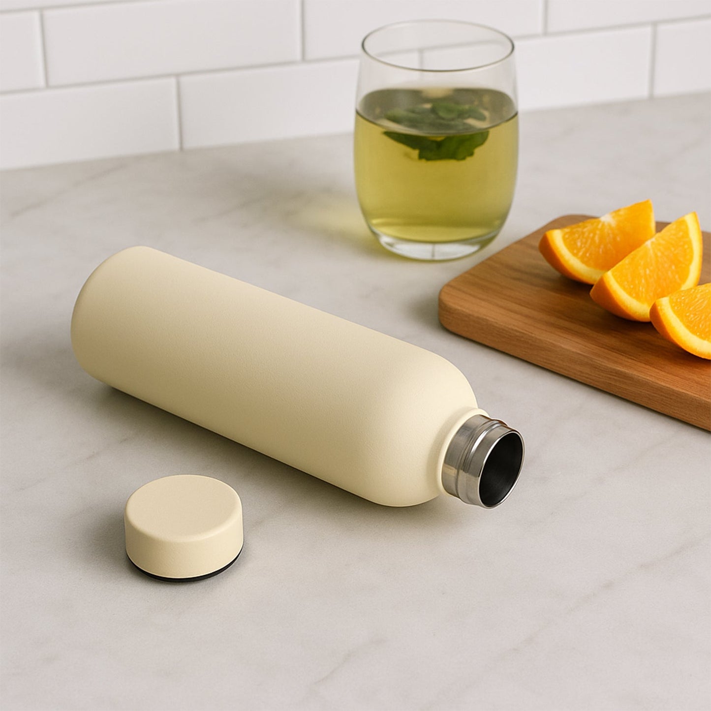 Customize Stainless Steel Double Wall Vacuum-Insulated Drink Water Bottle (Mix Color / 500 ML Approx)