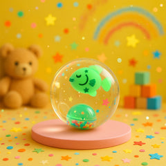 Light-Up Bouncy Fish Ball – Impact-Activated LED Flashing Sensory Toy (1 Pc)