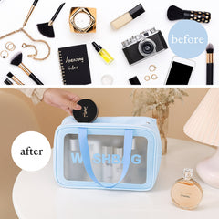 3 Pc Travel Toiletry Bag Set