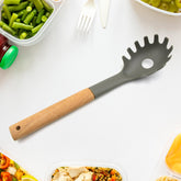 Plastic Kitchen Accessories Whisk , Pasta Spoon & Soup Spoon Heat Resistant Non Stick Spoons Kitchen Cookware Items (1 Pc )