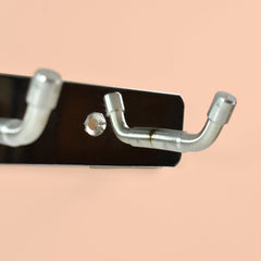 Stainless Steel Wall Mounted Coat 4 Hook Rack (20x3 / 1 Pc)