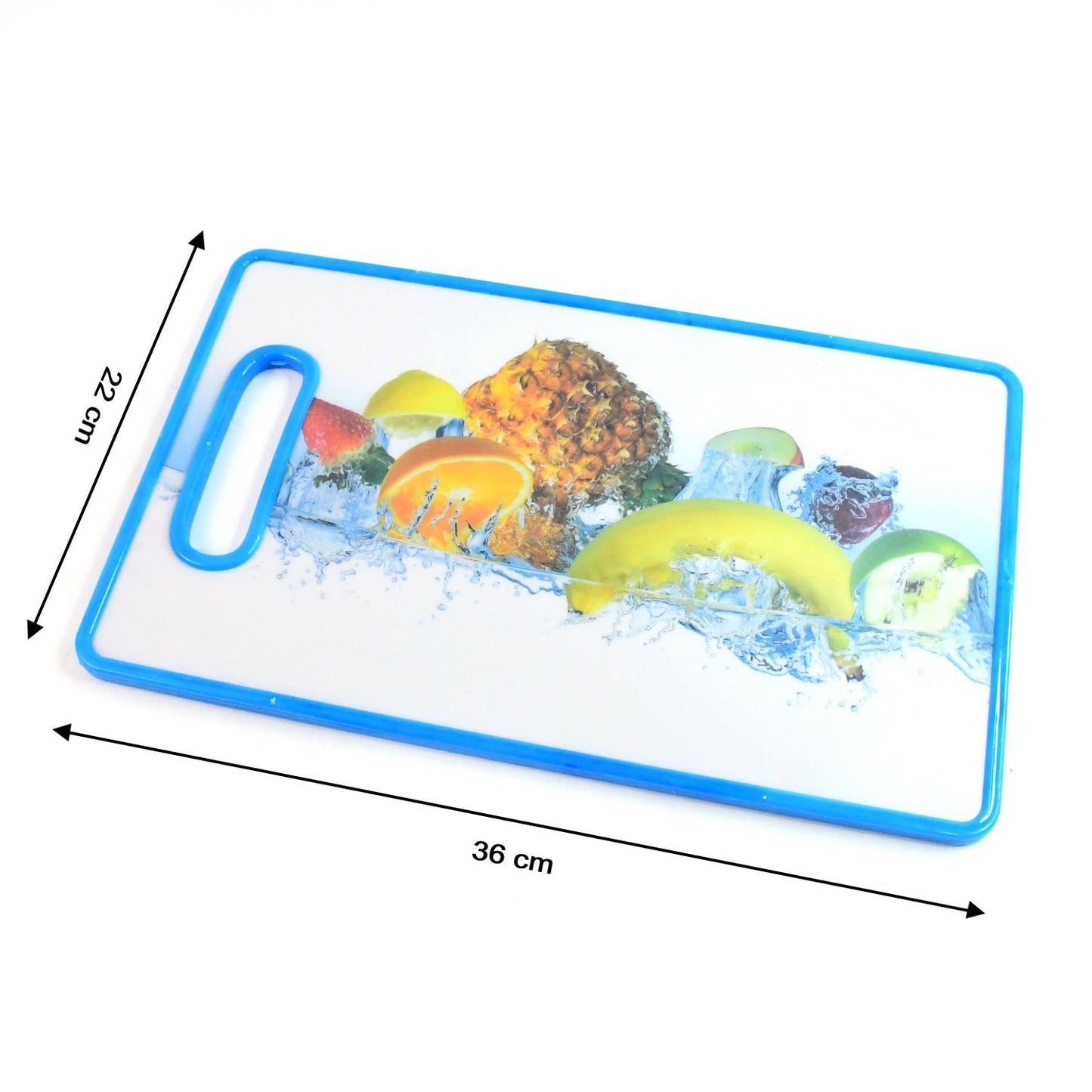 Large Fruit Print Food Preparation Cutting Board