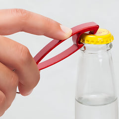 Customized 2 in 1 Compact Metal Bottle Opener with Keyring (1 Pc)
