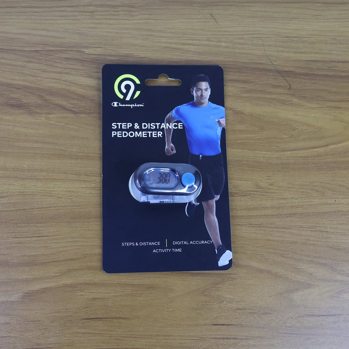 Digital Step & Distance Pedometer with LCD Display (1 Pc)