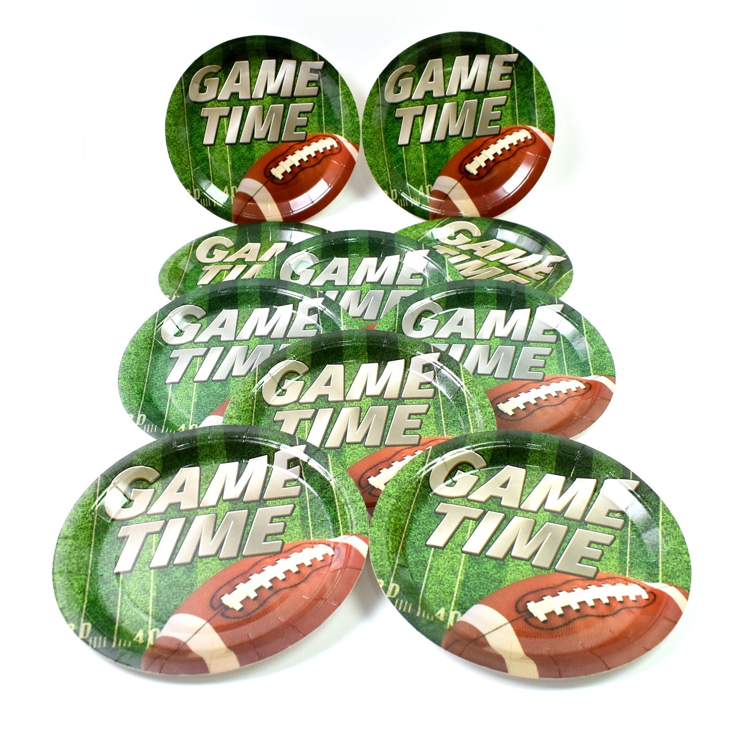 Round Plates Disposable Paper Plates Happy Birthday, Gift (10 Pcs Set / Mix Design)