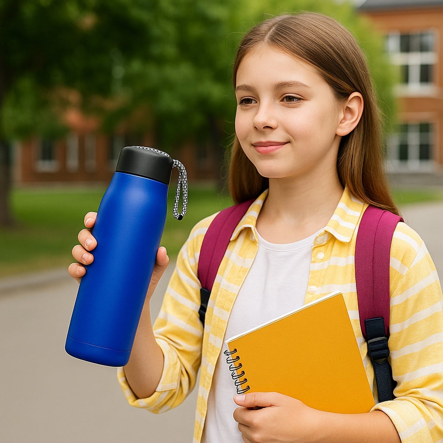 Customize 500ml Leak-Proof Stainless Steel Double Wall Vacuum Insulated Water Bottle (1 Pc)