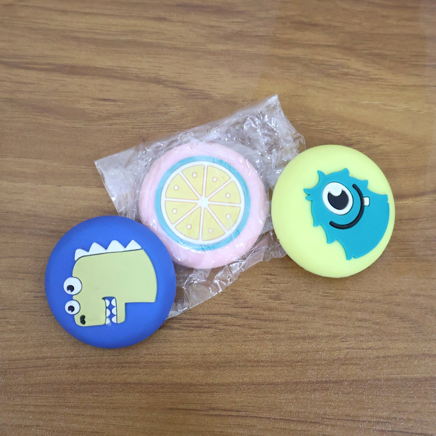 Cute Cartoon & Fruit Design Wall Door Stopper Bumper (1 Pc, Mix Design)