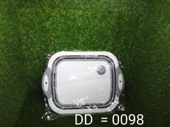 Foldable chopping board and dish rack with washing bowl and draining basket.