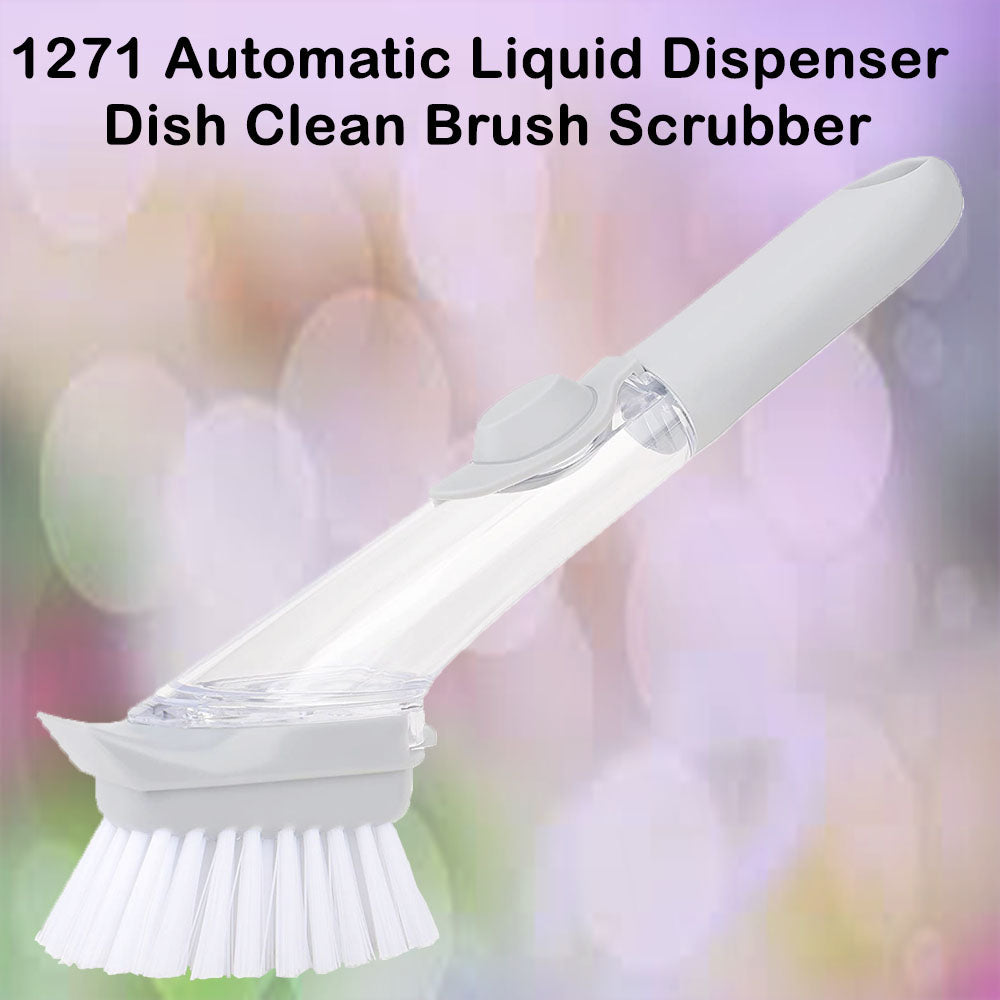 Automatic dish cleaning brush