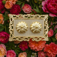 Ornate Rectangular Pooja Thali Tray - (1 Pc)