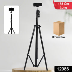 Professional Tripod for DSLR Photography (Max Height 178cm, Multi-Head, Folding)