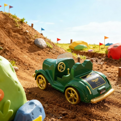 Funwoods Friction-Powered Vintage Car Toy - (1 Pc)