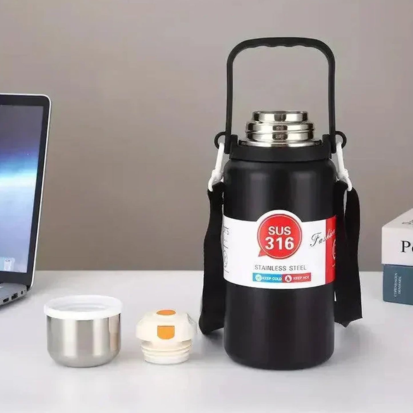 Customize Stainless Steel Airtight Insulated Thermos Bottle (1200Ml Approx)