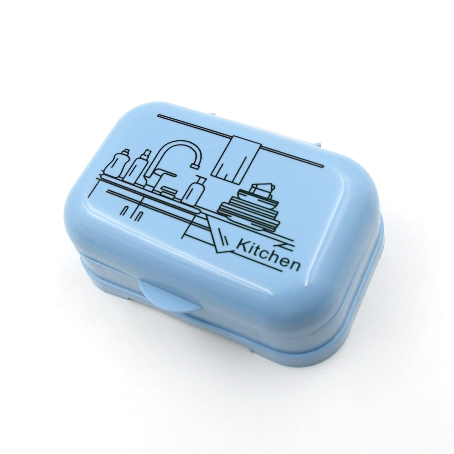 Soap Dish with Drain Soap Holder, Soap Saver Easy Cleaning, Soap Tray for Shower Bathroom Kitchen ,Sabudani (1 Pc)