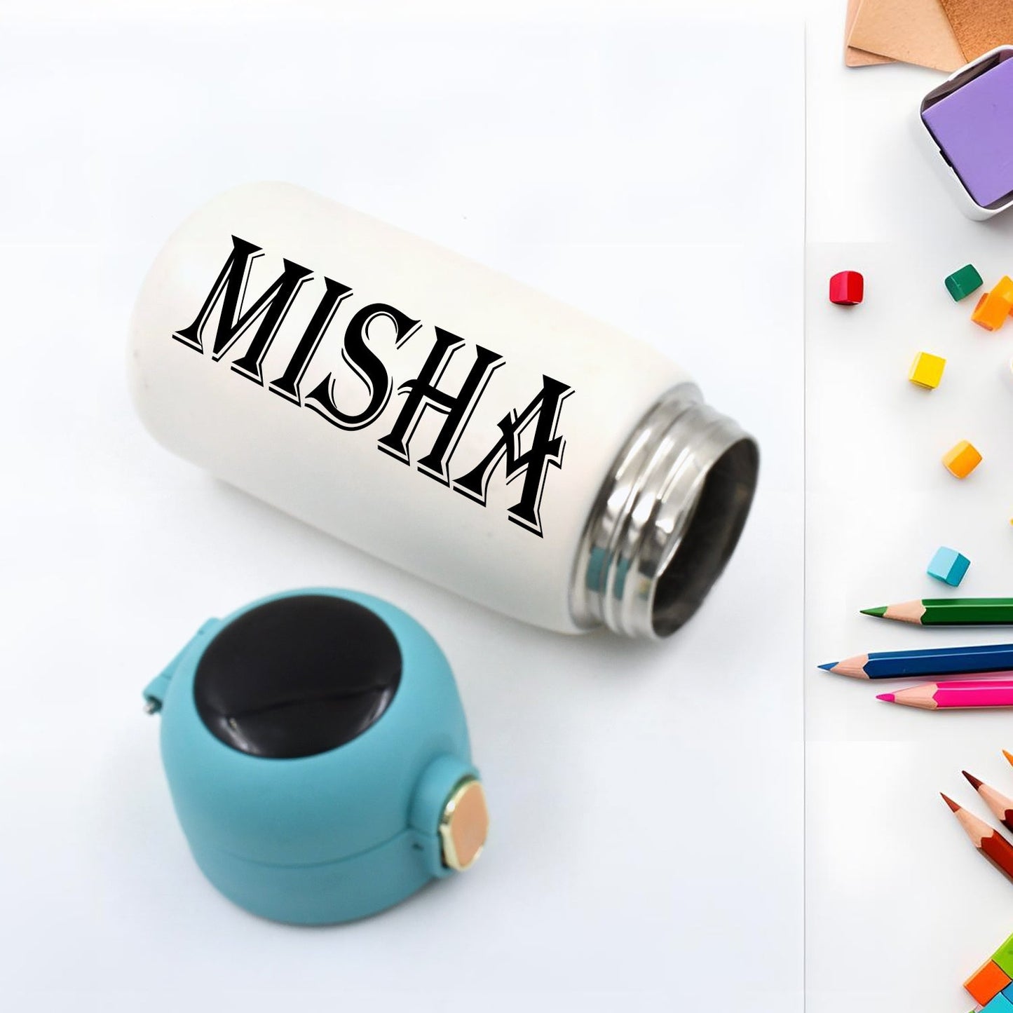 Customize Smart Vacuum Insulated Water Bottle (420 ML / Mix design & Color)