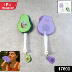 Foldable Pocket Fan with Keychain (1 Pc)