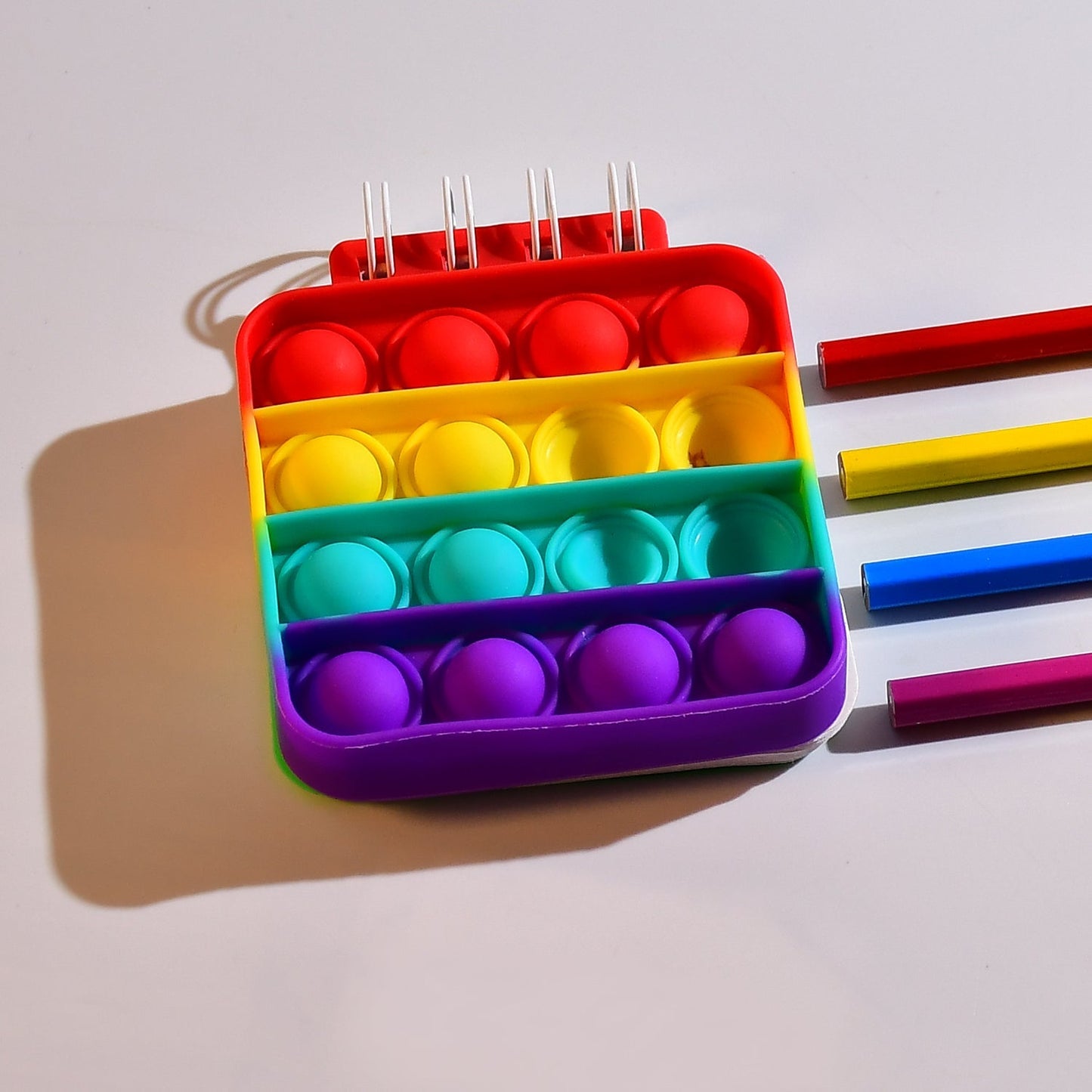 Push fidget notebook