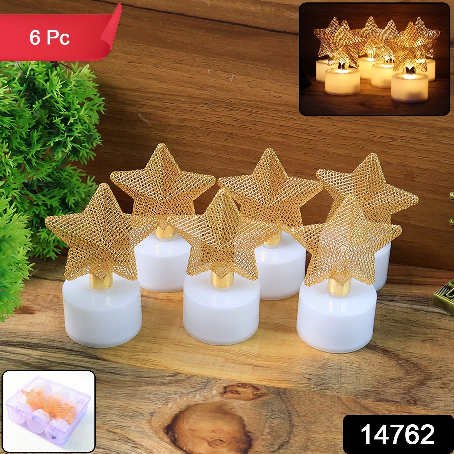 LED Star Candles