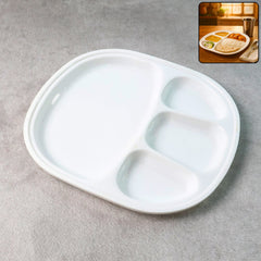 Plastic Large Compartment Dinner Plate