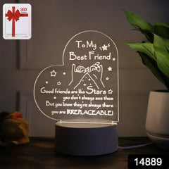 LED Acrylic Night Lamp