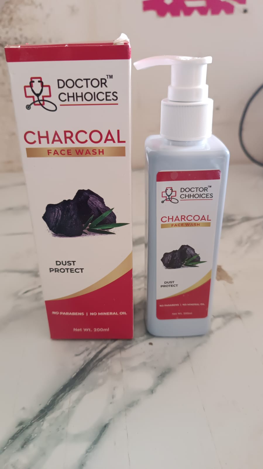 Doctor Chhoices Charcoal Face Wash – 200ml (1 Pc)