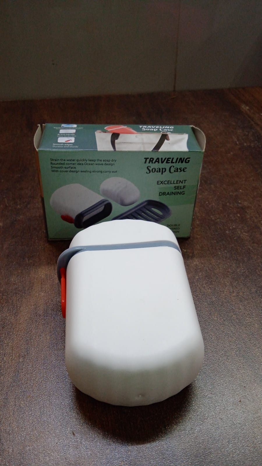 Customize Stylish Soap Holder for Travel & Bathroom Use ,Sabudani (1 Pc, Non-Leak Seal)
