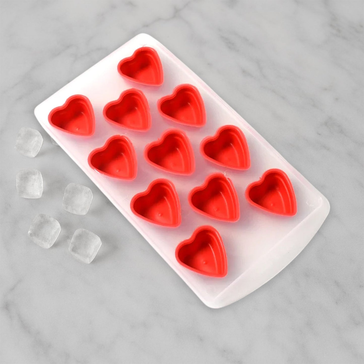 Silicone Mold Ice Cube Tray Creative Sweet Multi Type Ice Tray , Ice Cube Trays Multi Fruit Shape Ice Tray (1 Pc)