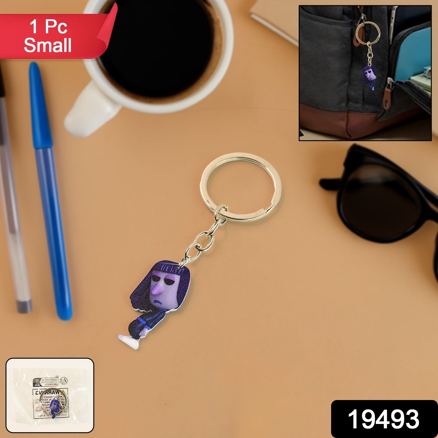 Mini Soft PVC Cartoon Keychain