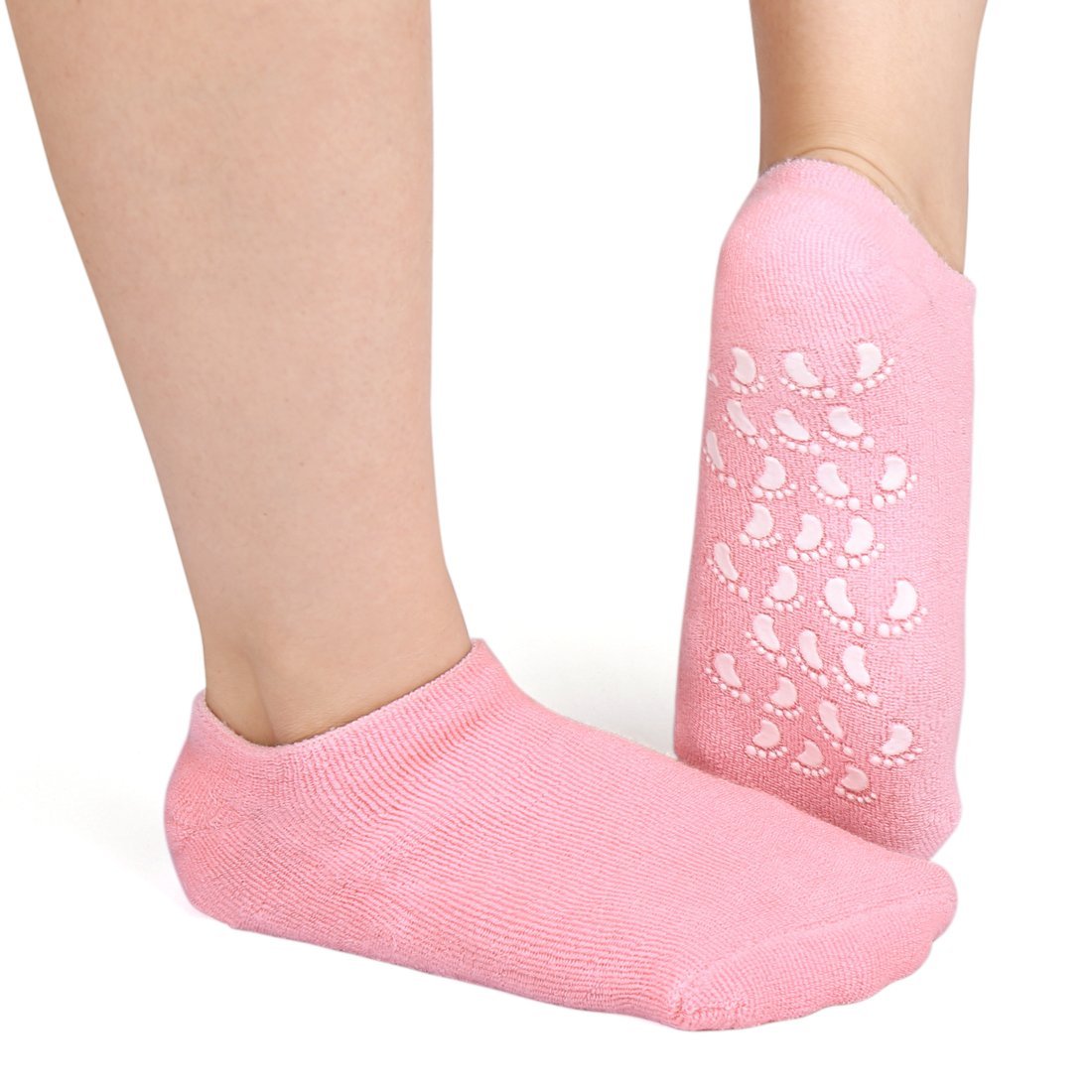 Hydrating gel socks for heels