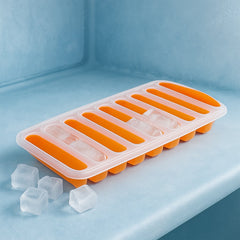 Water Bottle Ice Stick Tray with Push Cubes