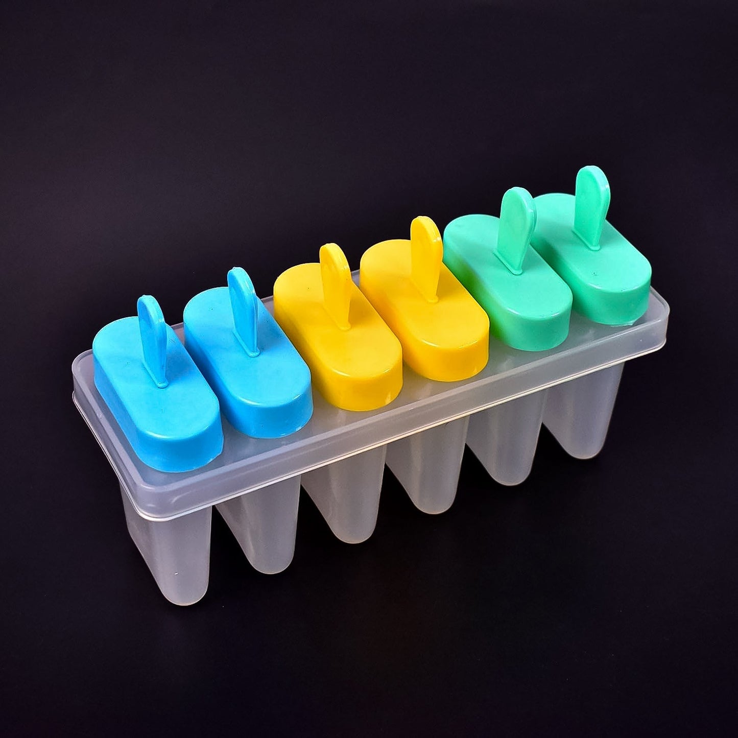 Ice Candy Maker Upgrade sicle Molds Sets 6 Ice Makers Reusable Ice Lolly Cream Mold Home-Made sicles Mould with Stick