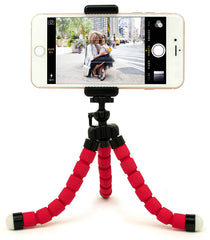 Portable Mini Octopus Tripod with Phone Holder for Selfies