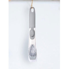 Liquid dispensing dish brush