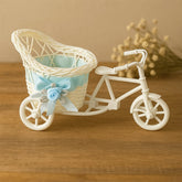 Plastic Cycle Flower vases for Home decor; Bicycle Flower Pot Stand