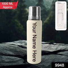Customize Stainless Steel Double Wall Flask Water Bottle (1000ml)