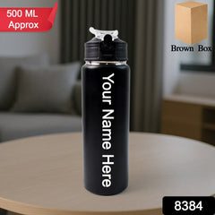 Customize Stainless Steel Sports Water Bottle (Approx 500ML)