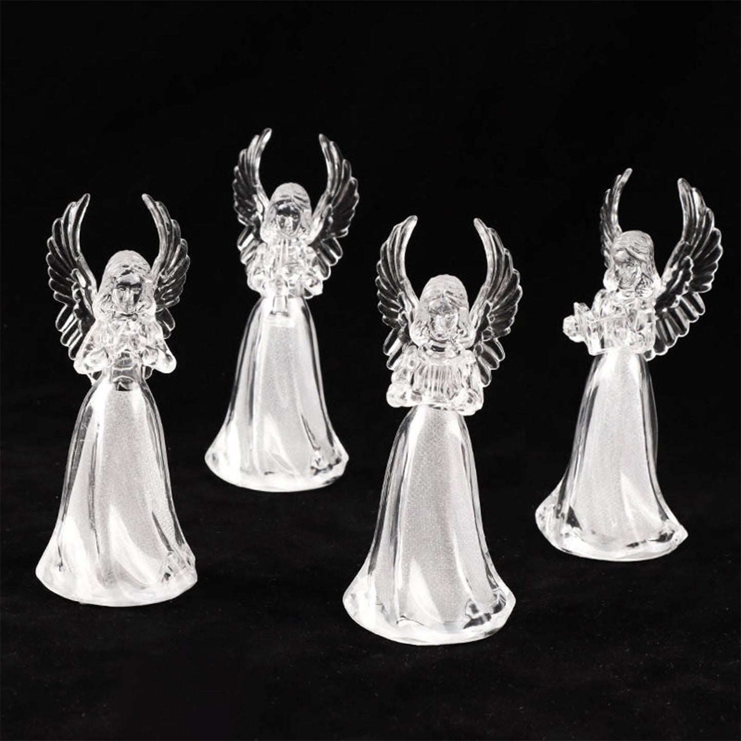 LED Lighted Angel Figurines