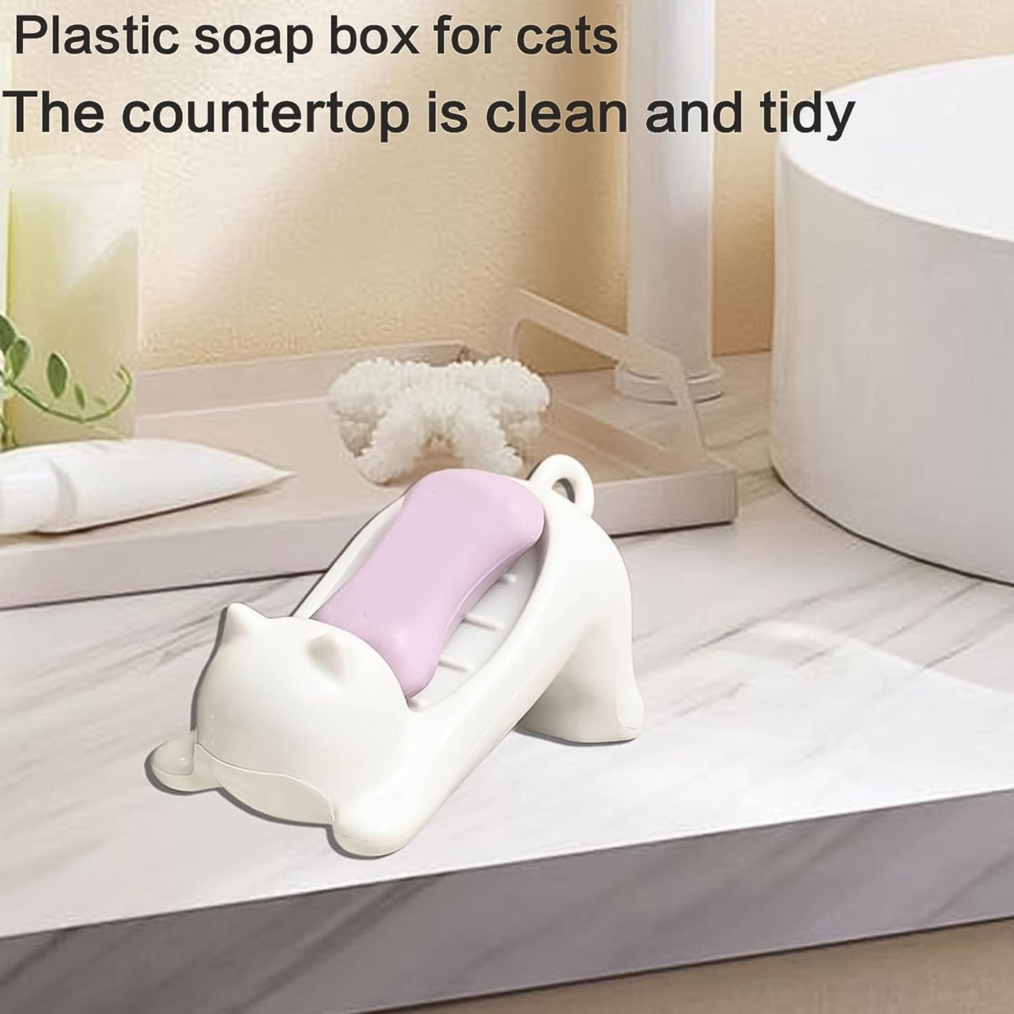 Cartoon Animal Shape Soap Dish Holder (1 Pc)