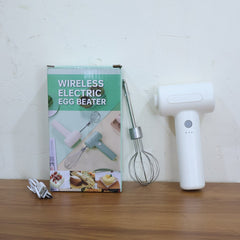 Cordless Electric Whisk & Egg Beater - (1 Pc)
