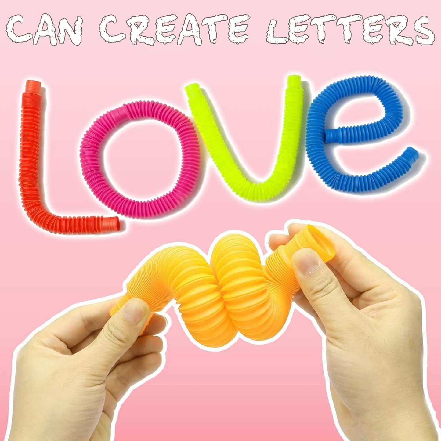 LED Glow Pop Tube Fidget Toy (Mix Color / 1 Pc)