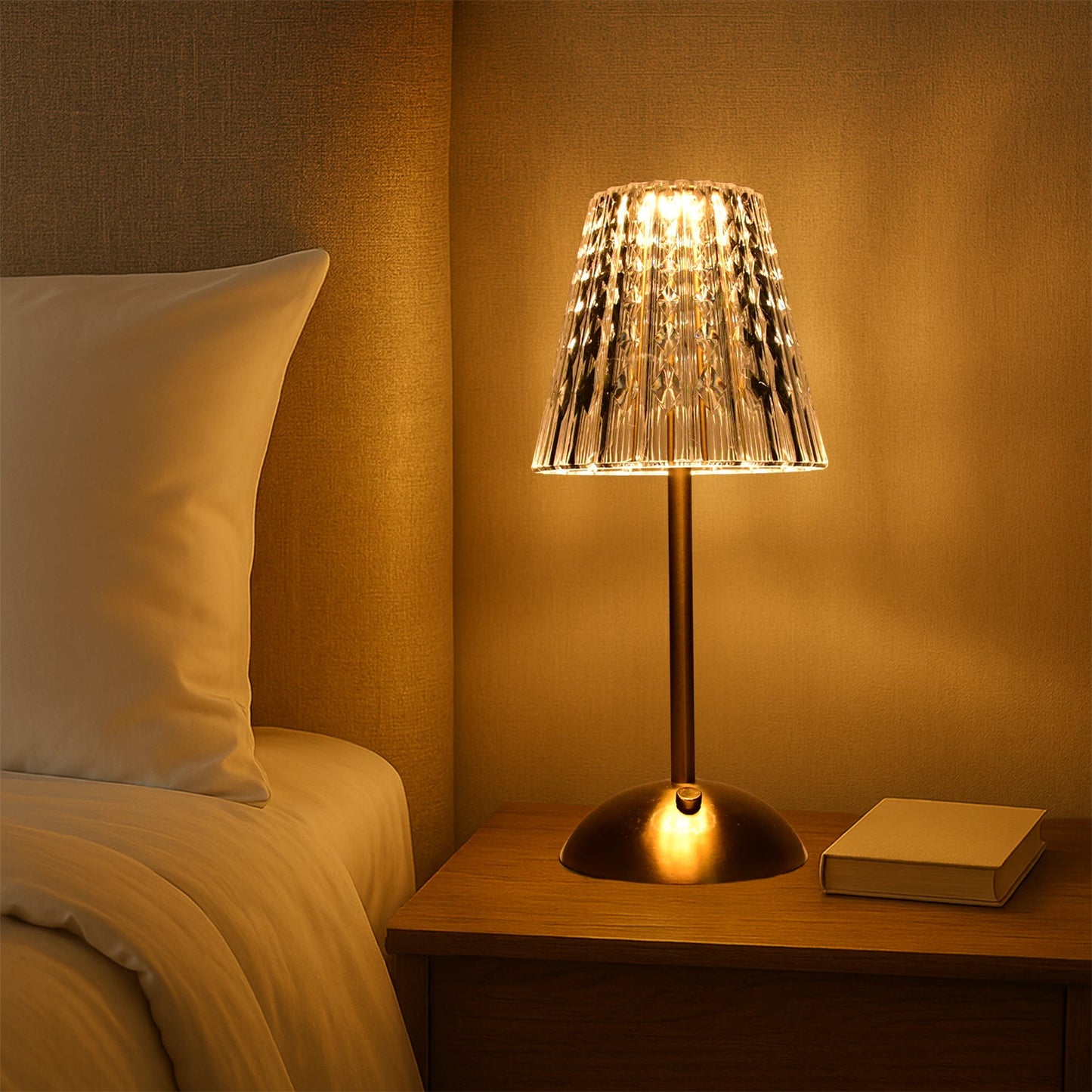 Shade Crystal Table Lamp