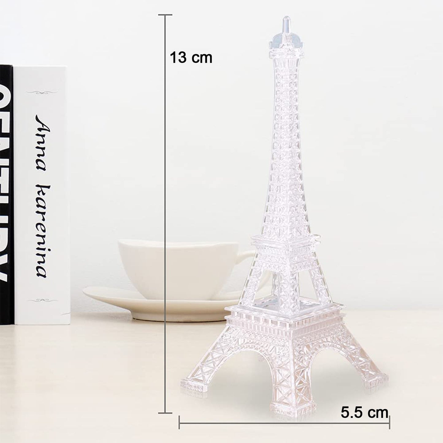 Eiffel Tower LED Decorative Showpiece (1 Pc)