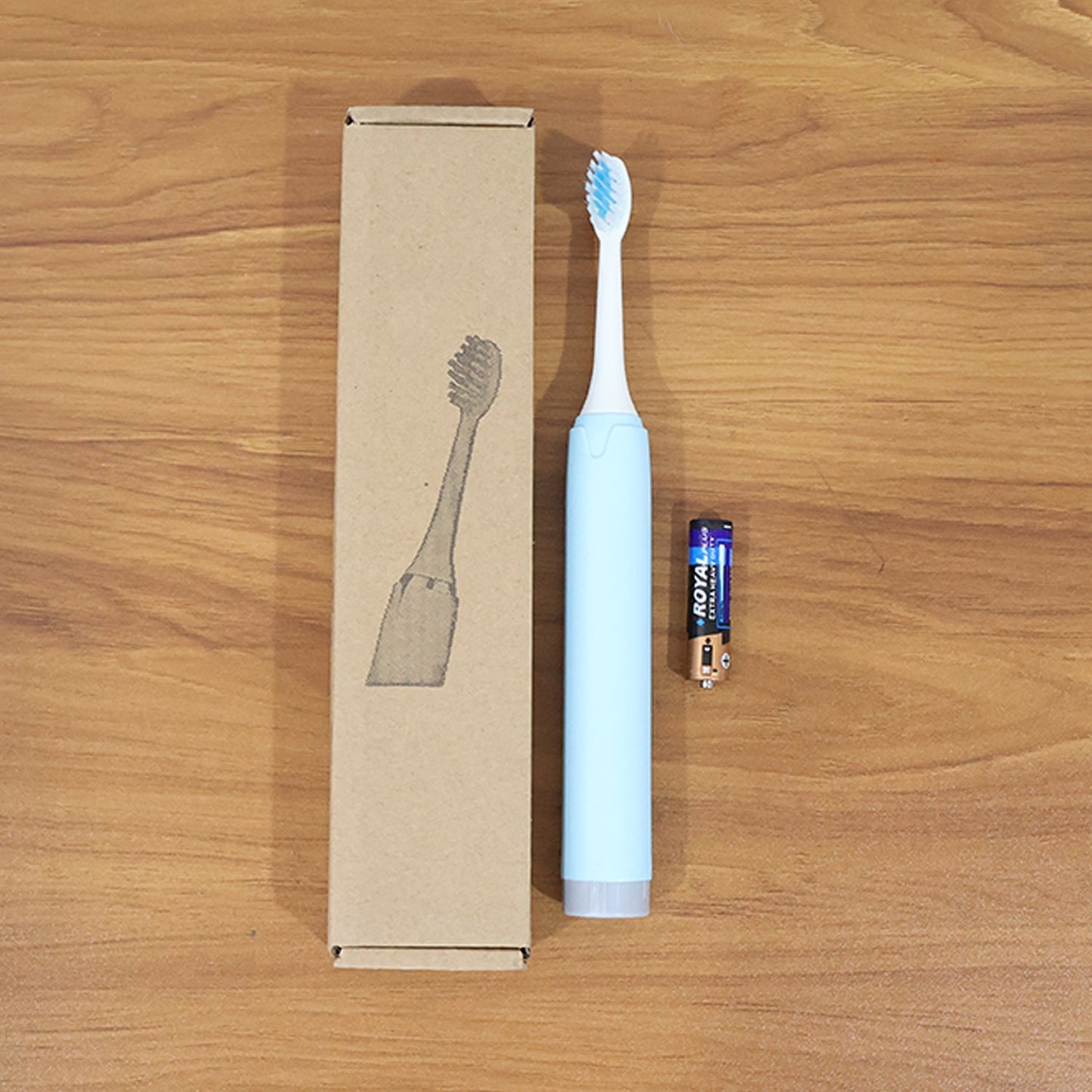 Portable Battery-Operated Electric Toothbrush (1 Pc)