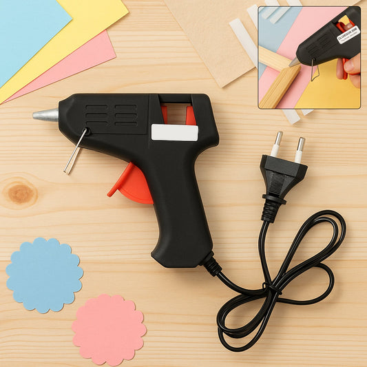 20W Hot Melt Glue Gun – Fast-Heating Craft & Repair Adhesive Applicator (1 Pc)